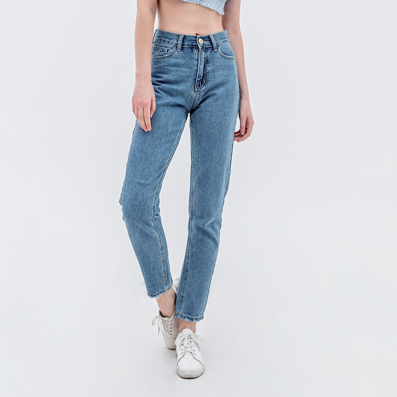 luckinyoyo jean woman mom jeans pants boyfriend jeans for women with high waist push up large size ladies jeans denim 2019