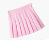 Sexy Women Pleated Skirt Lovely Girl School Uniform Skirt Solid High Waist Mini Skirts kawaii Female Pleated Mini Skirts