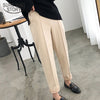 Women Pants Thicken Pencil Pants Female Work Suit Pant 2019 Autumn Winter Plus Size OL Style Loose Wool Trousers Capris 6648 50