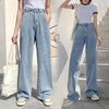 Woman Jeans High Waist Clothes Wide Leg Denim Clothing Blue Streetwear Vintage Quality 2020 Fashion Harajuku Straight Pants