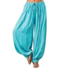 Womens Lady Hippie Aladdin  Funny Pants Gypsy Harem Trousers Elastic Baggy Harem Pants