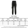 HEYounGIRL Split Casual Loose Black Pants Capris Elastic High Waist Trousers Women Letter Print High Street Sweatpants Joggers