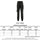 HEYounGIRL Split Casual Loose Black Pants Capris Elastic High Waist Trousers Women Letter Print High Street Sweatpants Joggers