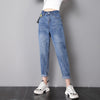 Zsrs jeans woman mom jeans pants boyfriend jeans for women with high waist push up large size ladies jeans denim 4xl 2019