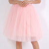 Party Train Puffy 5Layer 60CM Fashion Women Tulle Skirt Tutu Wedding Bridal Bridesmaid Overskirt Petticoat Lolita Saia 2019