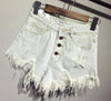 female fashion casual summer cool women denim Shorts high waists fur-lined leg-openings Plus size sexy short Jeans