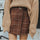 2020 Women'S Ulzzang Autumn And Winter Harajuku Thickened Woolen Plaid Retro Skirt Female Cute Japanese Kawaii Skirts For Women