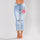 Stretch Embroidered Jeans For Women Elastic Flower Jeans Female Slim Denim Pants Hole Ripped Rose Pattern Jeans Pantalon Femme