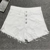 2017 new arrival casual summer hot sale denim women shorts high waists fur-lined leg-openings Plus size sexy short Jeans TJ1115