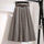 New 2019 autumn winter High Waisted thick maxi Skirt Pleated Skirts Vintage Plaid Skirt Free Shipping Plus Size 3xl