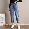 Spring Autumn jeans new Korean fashion casual tide high waist jeans plus size female jeans women jeans loose wild Harem pants