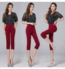 High waist women pants capri 2018 winter warm fleece office work pencil pants plus size ladies formal trousers pantalon femme