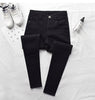 Jeans Women Elegant Streetwear Ulzzang All-match Spring Autumn High Waist Female Korean Style Slim Tight Simple Womens Trousers