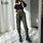 High waist pants camouflage loose joggers women army harem camo pants streetwear punk black cargo pants women capris trousers