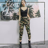 High waist pants camouflage loose joggers women army harem camo pants streetwear punk black cargo pants women capris trousers