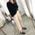 Thicken Women Pencil Pants 2019 Autumn Winter Plus Size OL Style Wool Female Work Suit Pant Loose Female Trousers Capris 6648 50