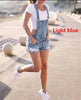 2018 Newest Women's Denims Pants Hole Jumpsuits Romper Ripped Jeans Overralls Suspender Trousers Shorts Outdoors Plus Size