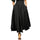 ZOGAA 2019 Black High Waist Long Skirts With Pocket High Quality Solid Ankle-Length Vintage Skirts Women Long Bow Pleated Skirts