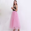 Party Train Fashion Womens Lace Princess Fairy 4 layers 100 cm Voile Tulle Skirt Bouffant Puffy Fashion Skirt Long Tutu Skirts