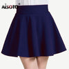 ALSOTO Winter and Summer style Brand women skirt elastic faldas ladies midi skirts Sexy Girl mini short skirts saia feminina