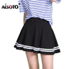 ALSOTO Winter and Summer style Brand women skirt elastic faldas ladies midi skirts Sexy Girl mini short skirts saia feminina