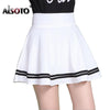 ALSOTO Winter and Summer style Brand women skirt elastic faldas ladies midi skirts Sexy Girl mini short skirts saia feminina