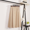 Autumn Winter Suede Velvet Women Skirt Female Midi Long Elegant Skirt Empire A-line Pleated Skirt