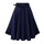 Girl Women Spring Autumn Casual Skirt High Waist Mid-length Jeans Skirt Slim Thin A-line Fashion Wild Skirt Denim Skirt