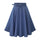 Girl Women Spring Autumn Casual Skirt High Waist Mid-length Jeans Skirt Slim Thin A-line Fashion Wild Skirt Denim Skirt