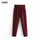 New color Wine red Womens suit Pants Trousers high waist causal belt Pants Trousers zoravicky Womens office lady purple Capris