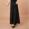 Plus size spring autumn Women solid Wide Leg Loose Dress Pants Female Casual Skirt Trousers Capris Culottes BL1428