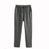 TESSCARA Women Plaid Casual Pants & Capris Good Quality Female Fashion Bottoms Trousers Spring Summer Harem Pant Plus Size S-3XL