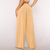 Women See Through Boho Wide Leg High Waist Trousers Beach Long Loose Mesh Sheer Pants Hot