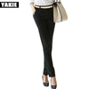 High waist elegant  woman office pants trousers work Capris ladies OL formal pencil skinny pants classic for women Plus size