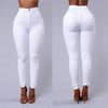 Women Pencil Stretch Slim Denim Skinny Jeans Pants High Waist Jeans Trousers /