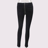 2 Color 4 Size 2019 New Style High-q Zipper Elastic Fabic Material Black Blue Hot Sale Sexy Streetwear Female Pants Jeans