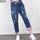 Ripped Jeans Women Boyfriend Cotton Drawstring Mom Jeans  Plus Size Loose  Denim  Harem  Pant 6xl