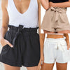 New Fashion Women Sexy Woven Tie Summer Casual Shorts High Waist Shorts