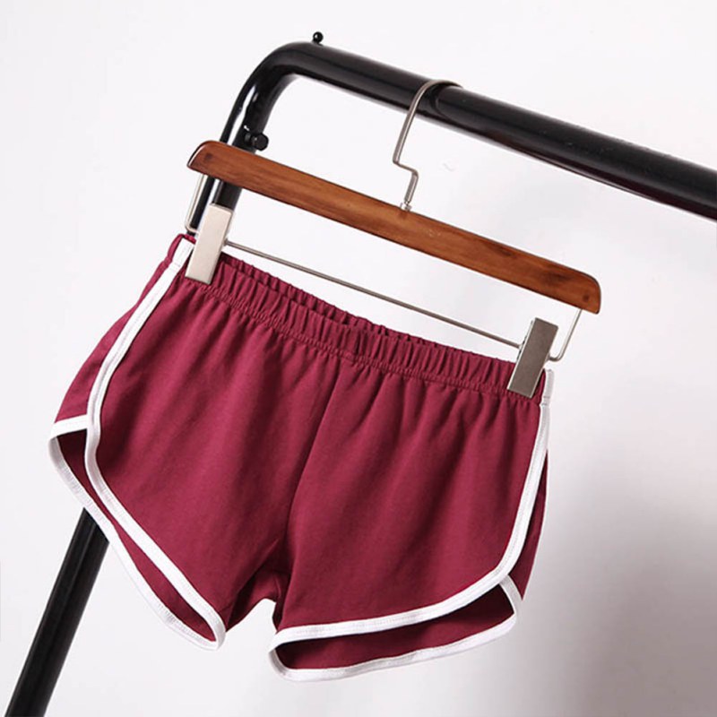 New Summer Shorts Women Casual Shorts Workout Waistband Skinny Short