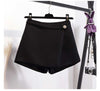 Spring Summer Shorts For Women 2020 High Waist Casual Irregular Wide Leg Short Slim Cotton Plus Size Solid Shorts Skirts