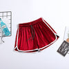 Summer Elastic Waist Striped Shorts Women Solid Loose Plus Size Sport Shorts 5XL Gym Running Female Fashion Wild Cotton Shorts