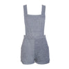 Summer Women Ladies High Waist Suspender Pants Shorts Casual Bib Short Pant Trousers Overalls Romper