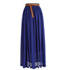 New Brand Fashion Designer Sexy Style Skirt  Women Sexy Chiffon Candy Color Long Skirt High Quality  Nice designs Hot selling