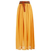 New Brand Fashion Designer Sexy Style Skirt  Women Sexy Chiffon Candy Color Long Skirt High Quality  Nice designs Hot selling