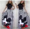 ATKULLQZ 2019 fashion mouse stripe elegant women's skirt women's new style woman skirt boutique clothing Long section skirts