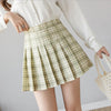 XS-3XL Women Skirt Preppy Style High Waist Chic Stitching Skirts Summer Student Pleated Skirt Women Cute Sweet Girls Dance Skirt