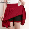 Surmiitro Plus Size 4XL Shorts Skirts Womens 2020 Summer A line Sun School High Waist Pleated Skirt Female Korean Elegant Skirt