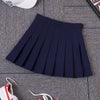 New High Waist A Line pleated skirts Harajuku Lolita Gray White Black a-line sailor skirt Cosplay Japanese school Skirts uniform