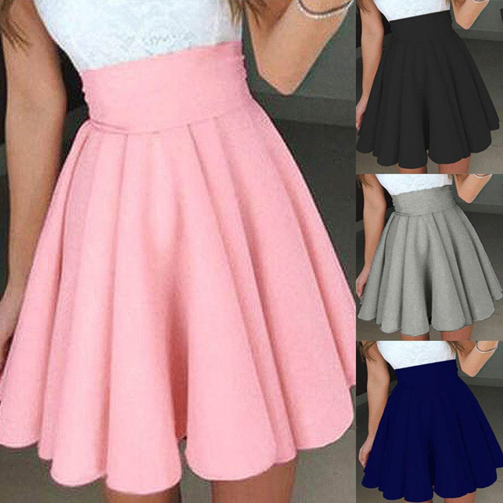 Womail Women skirt Summer Fashion Party Cocktail Mini Skirt Ladies Summer Skater Skirt Casual Daily 2019 dropship f8