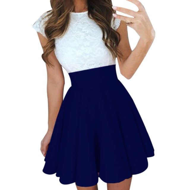 Womail Women skirt Summer Fashion Party Cocktail Mini Skirt Ladies Summer Skater Skirt Casual Daily 2019 dropship f8